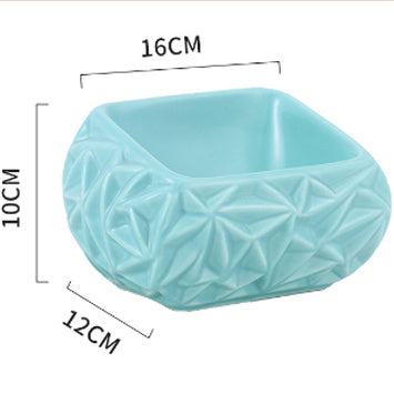 Cat Bowl Kitten Bowl Ceramic Pet Feeding Bowl Cute Design Dog And Cat Food Bowls For Treats And Water Kitten And Puppy Feeder Pet Pink Bird's Nest