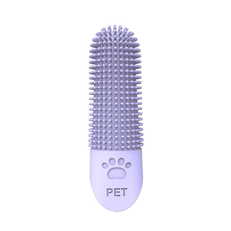 360 Angle Pet Finger Toothbrush For Small Medium, And Large Dogs  Improve Oral Health And Freshen Breath