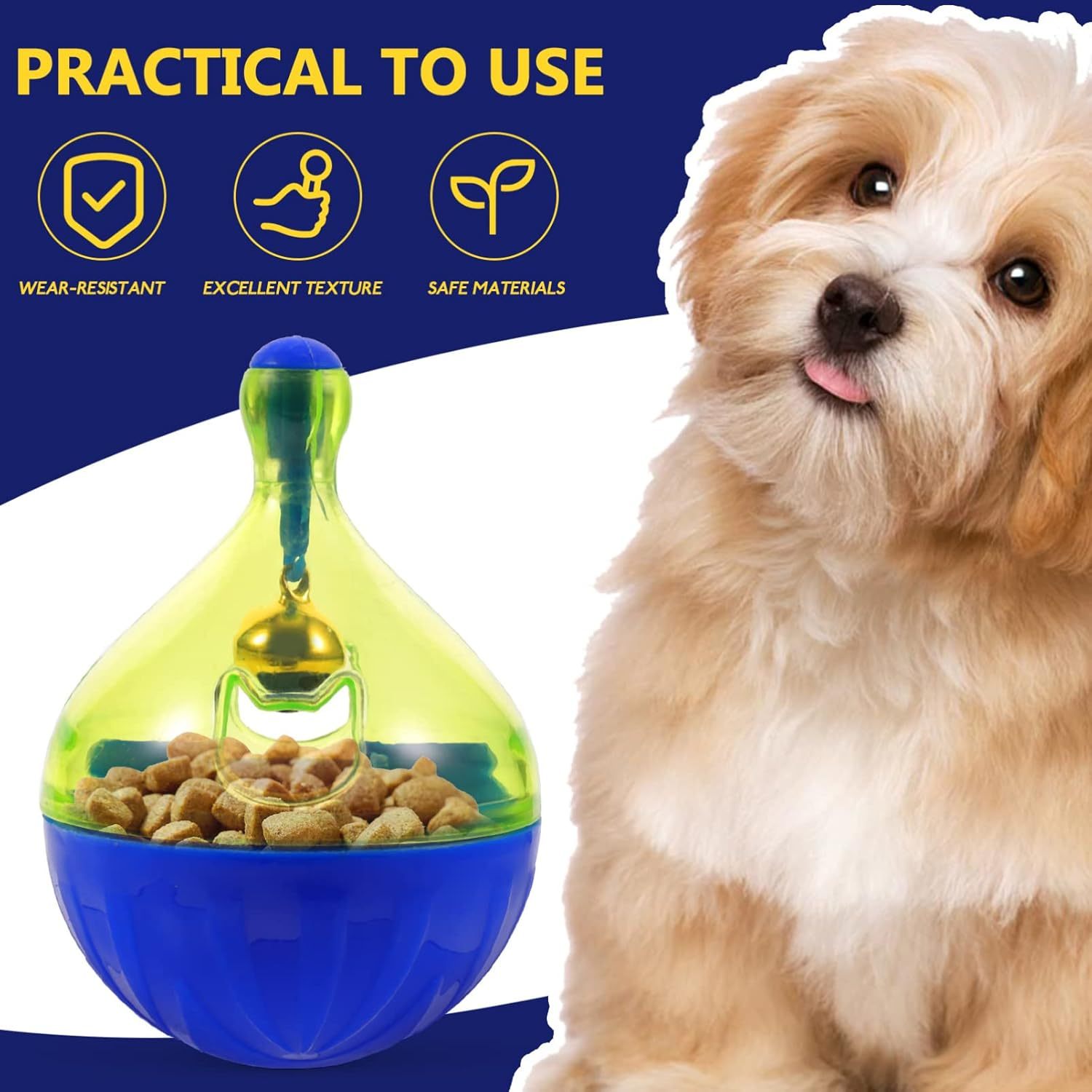 Dog Food Leaker Cat Treats Toy Puppy Treats Cat Treat Dispenser Dog Treat Dispenser Pets Treat Dispenser Dog Treat Ball Dispenser Pet Food Dispenser Interactive Cat Feeder Puzzle